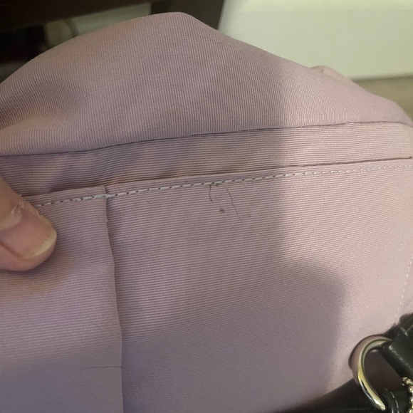 Coach Black Leather Shoulder Bag with Coach charm - Picture 10 of 12